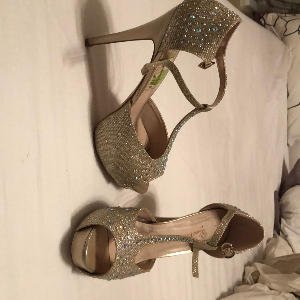 Blush pink heels